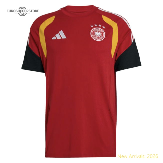 2026-2027 Germany Training Tee (Red) (Klinsmann 18)-Vantage Point Soccer