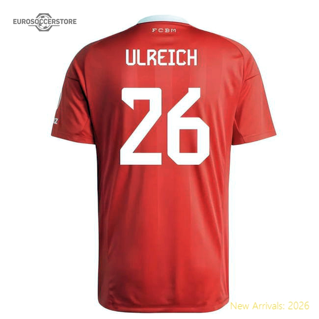2025-2026 Bayern Munich Third Goalkeeper Shirt (Pure Ruby) (Ulreich 26)-Vantage Point Soccer