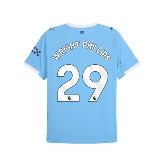 2025-2026 Man City Home Shirt (Wright Phillips 29)-Vantage Point Soccer