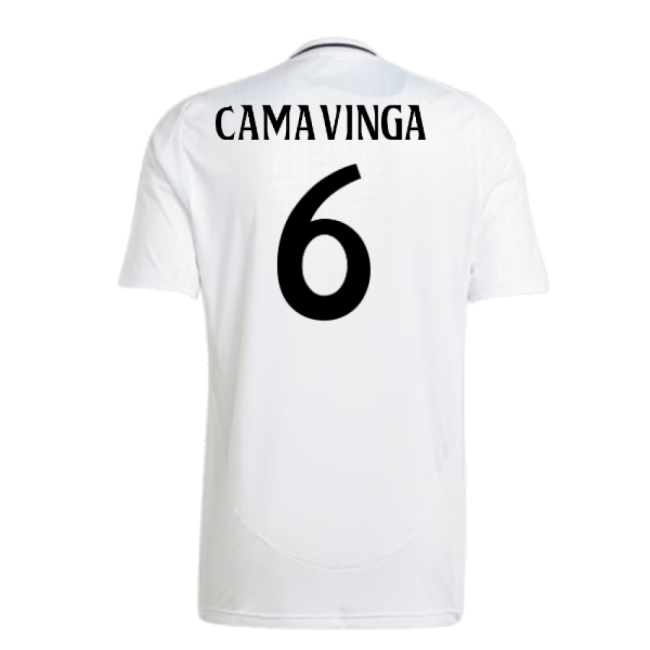 2024-2025 Real Madrid Home Shirt (Camavinga 6)-Vantage Point Soccer