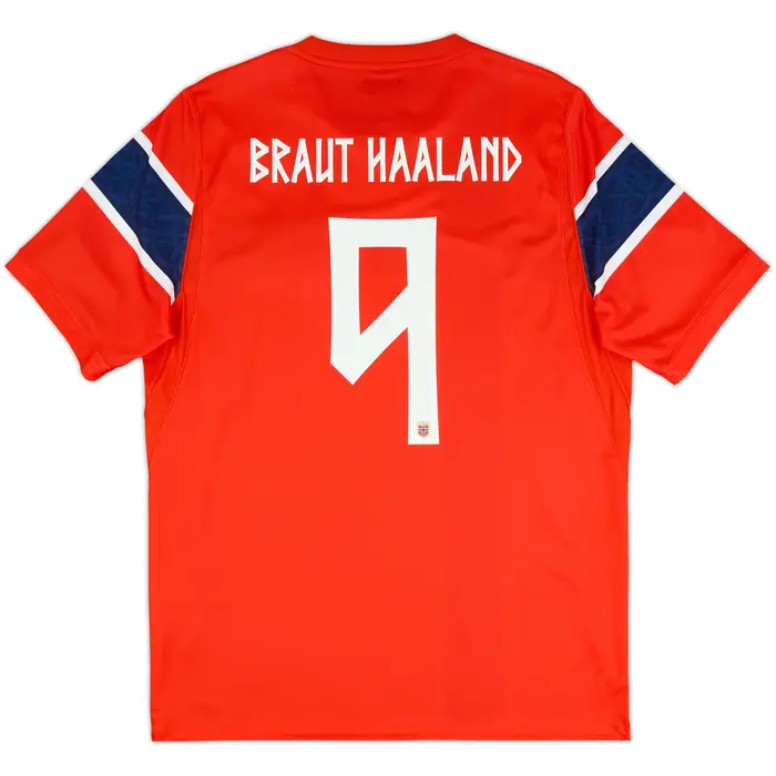 Norway 2026 World Cup Home Jersey ( Haaland #9) - Viking-Inspired Soccer Shirt