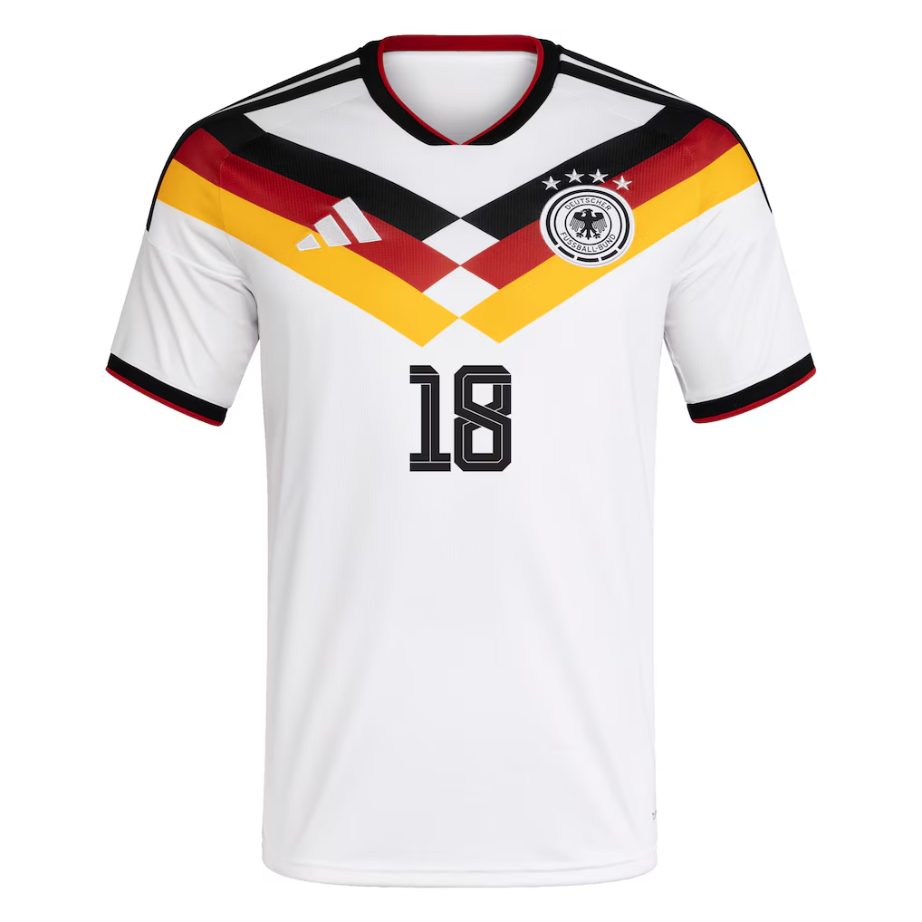 adidas Germany Home Shirt 2026 (Brown 18) | Vantage Point Soccer
