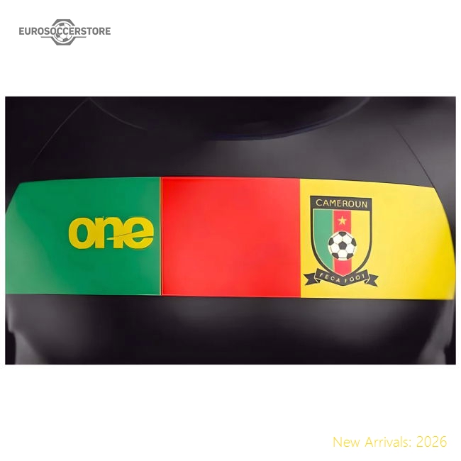 2023-2024 Cameroon Training Tee (Black)-Vantage Point Soccer