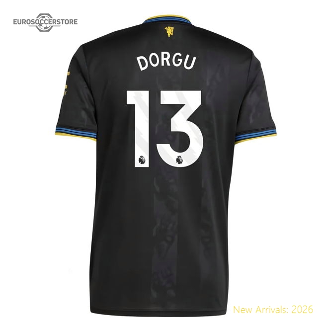 2025-2026 Manchester United Third Shirt (Dorgu 13)-Vantage Point Soccer
