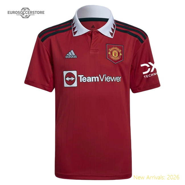 2022-2023 Man Utd Home Shirt (Kids) (RONALDO 7)-Vantage Point Soccer