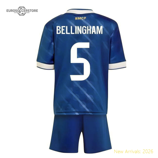 2025-2026 Real Madrid Third Youth Kit (Bellingham 5)-Vantage Point Soccer