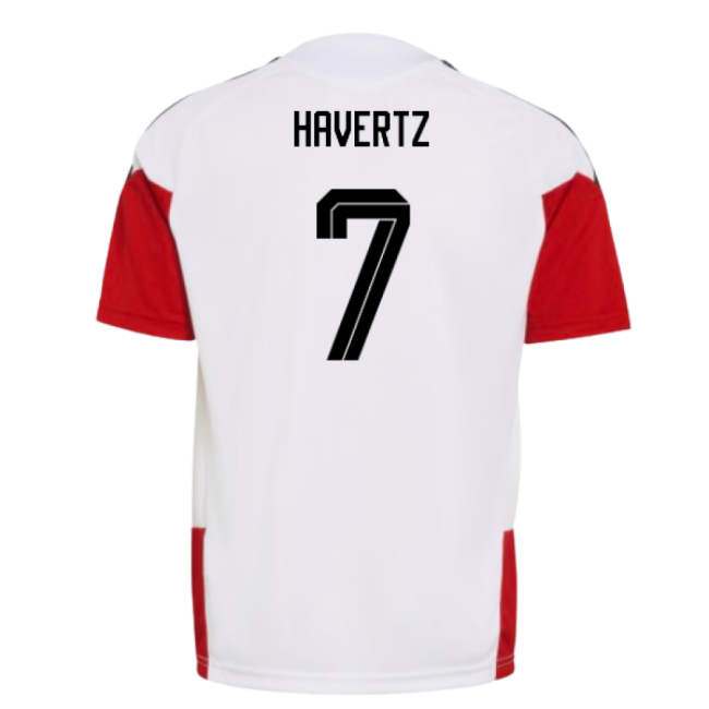 2026-2027 Germany Training Jersey (White) - Kids (Havertz 7)-Vantage Point Soccer