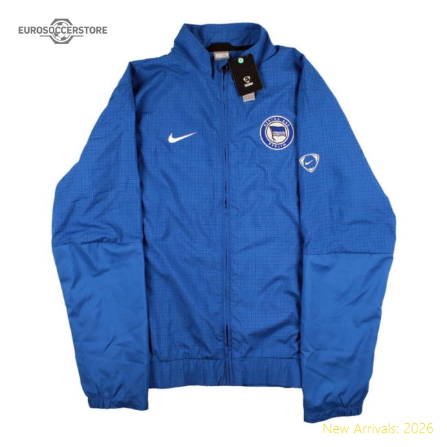 2008-2009 Hertha Berlin Tracksuit Jacket (Blue)-Vantage Point Soccer