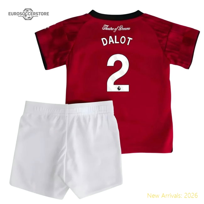 2025-2026 Man Utd Home Baby Kit (Dalot 2)-Vantage Point Soccer