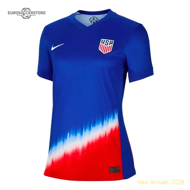 2024-2025 USA United States Away Shirt (Ladies)-Vantage Point Soccer