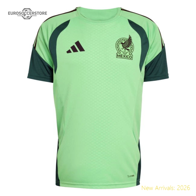 2026-2027 Mexico Training Jersey (Semi Flash Green) (H.Lozano 22)-Vantage Point Soccer
