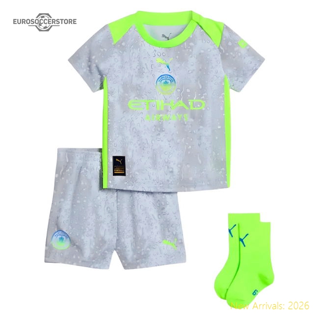 2025-2026 Man City Third Baby Kit-Vantage Point Soccer