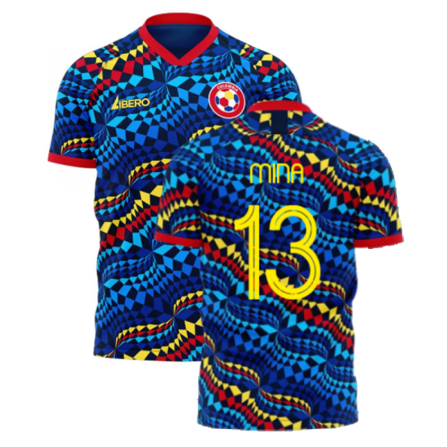 Colombia 2025-2026 Fourth Concept Football Kit (Libero) (MINA 13)-Vantage Point Soccer