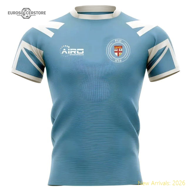 2025-2026 Fiji Flag Concept Rugby Shirt-Vantage Point Soccer