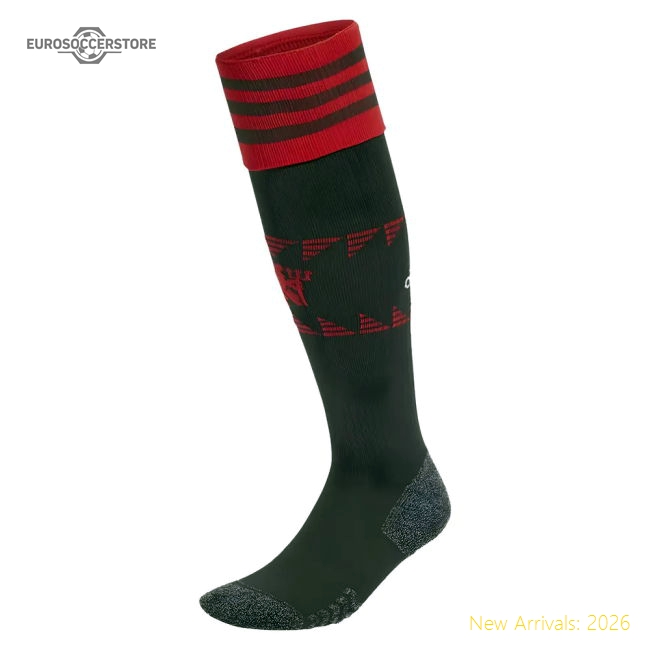 2022-2023 Man Utd Home Socks (Black)-Vantage Point Soccer