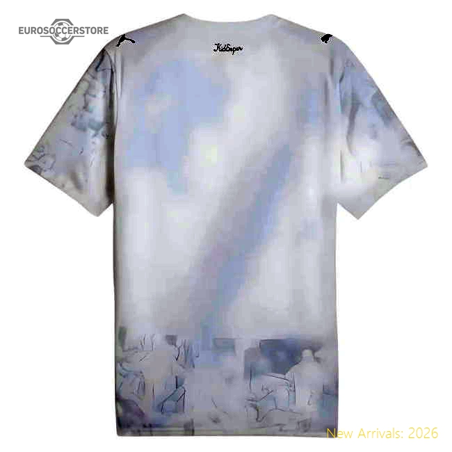 2025-2026 KIDSUPER x Manchester City CWC Shirt (White) (Doku 11)-Vantage Point Soccer