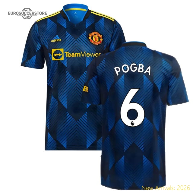 Man Utd 2021-2022 Third Shirt (POGBA 6)-Vantage Point Soccer