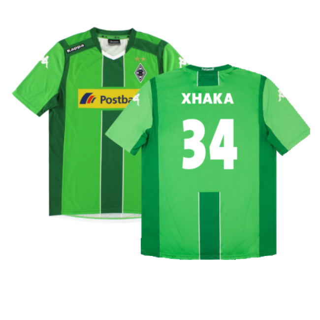 Borussia Monchengladbach 2014-15 Away Shirt ((Excellent) XL) (Xhaka 34)-Vantage Point Soccer
