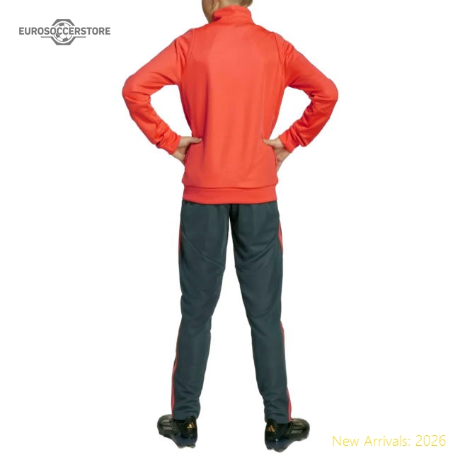 2025-2026 Bayern Munich Tracksuit (Easy Coral) - Kids-Vantage Point Soccer