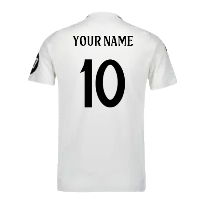 2024-2025 Real Madrid Authentic Home Shirt (Your Name)-Vantage Point Soccer