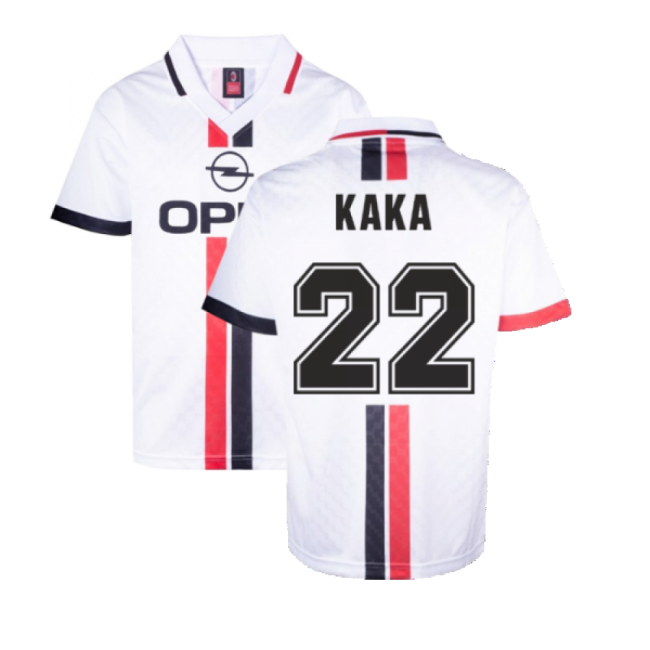 AC Milan 1996 Away Retro Shirt (KAKA 22)-Vantage Point Soccer