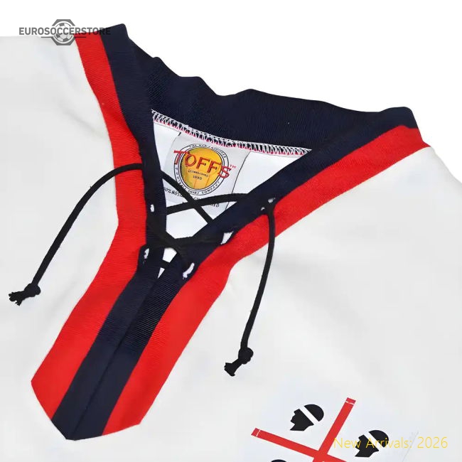 Cagliari 1970s Retro Football Shirt-Vantage Point Soccer