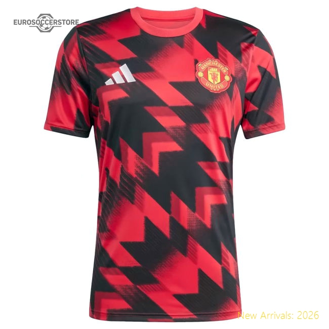 2025-2026 Man Utd Pre-Match Shirt (Red) (Thomas 9)-Vantage Point Soccer