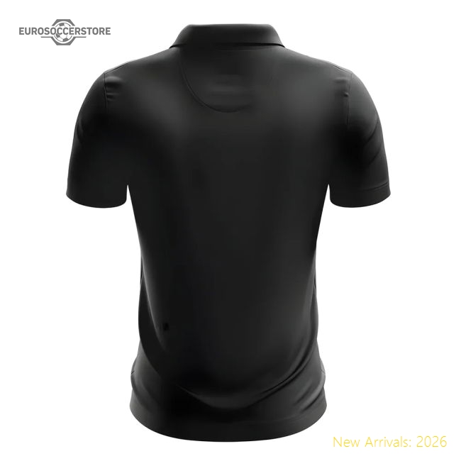 Nigeria Football Polo Shirt (Black)-Vantage Point Soccer