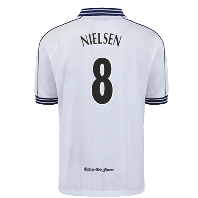 1997-1999 Tottenham Home Pony Retro Shirt (Nielsen 8)-Vantage Point Soccer
