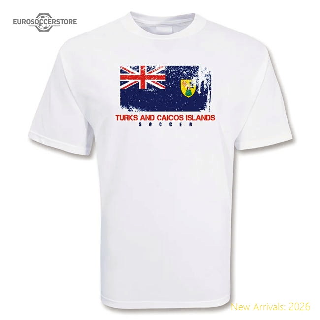 Turks And Caicos Soccer T-shirt-Vantage Point Soccer