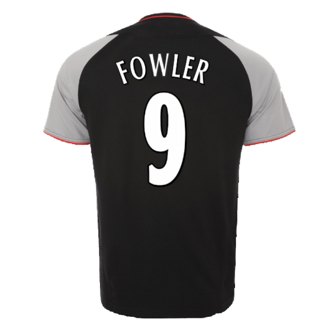 2002-2003 Liverpool Away Retro Shirt (FOWLER 9)-Vantage Point Soccer