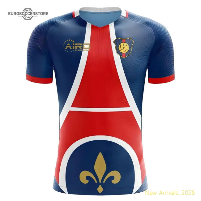 2025-2026 Paris Home Concept Football Shirt-Vantage Point Soccer