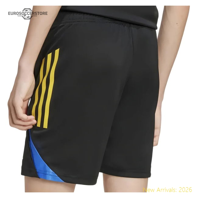 2025-2026 Man Utd EU Training Shorts (Black) - Kids-Vantage Point Soccer