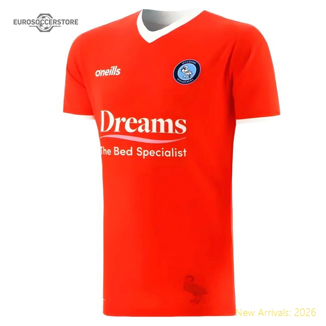 2022-2023 Wycombe Wanderers Away Shirt-Vantage Point Soccer