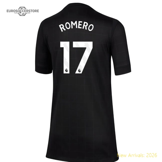2025-2026 Tottenham Away Shirt (Kids) (Romero 17)-Vantage Point Soccer