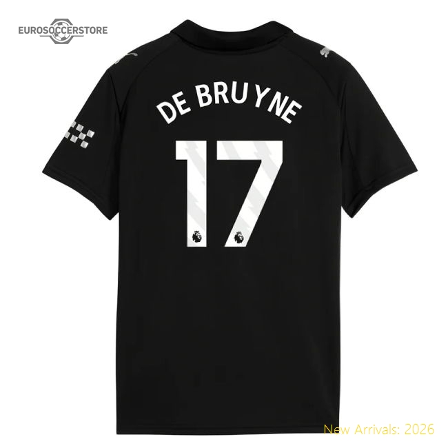 2025-2026 Man City Away Mini Kit (De Bruyne 17)-Vantage Point Soccer