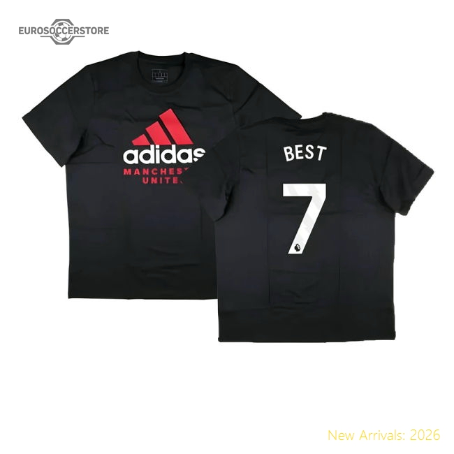 2024-2025 Man Utd Seasonal Graphic Tee (Night Grey) (Best 7)-Vantage Point Soccer