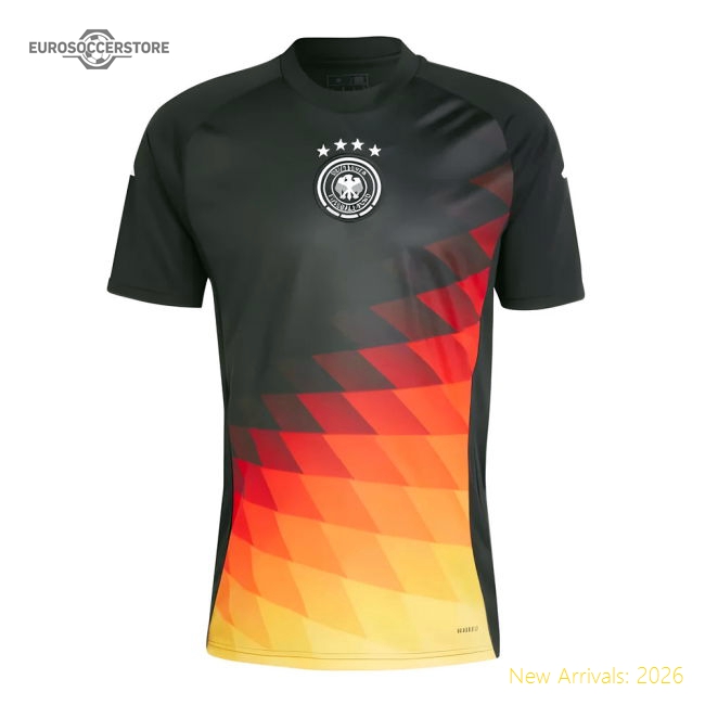 2024-2025 Germany Pre-Match Shirt (Black)-Vantage Point Soccer
