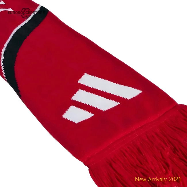 2025-2026 Man Utd Scarf (Red)-Vantage Point Soccer