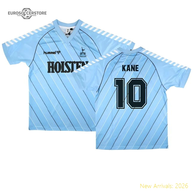 Tottenham 1985/87 Retro Hummel Away Shirt (KANE 10)-Vantage Point Soccer