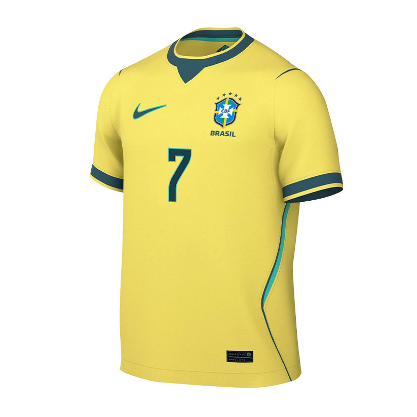Brazil Home Jersey 2026 (Vinicius Junior 7) - Yellow | Vantage Point Soccer