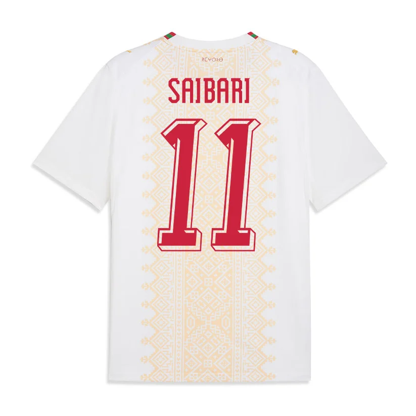 Morocco Away Jersey 2026 (Ismael Saibari 11) - White | Vantage Point Soccer