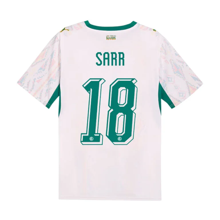 Senegal 2026 Home Jersey (Ismaïla Sarr #18) - Embroidered Breathable Men's Soccer Shirt
