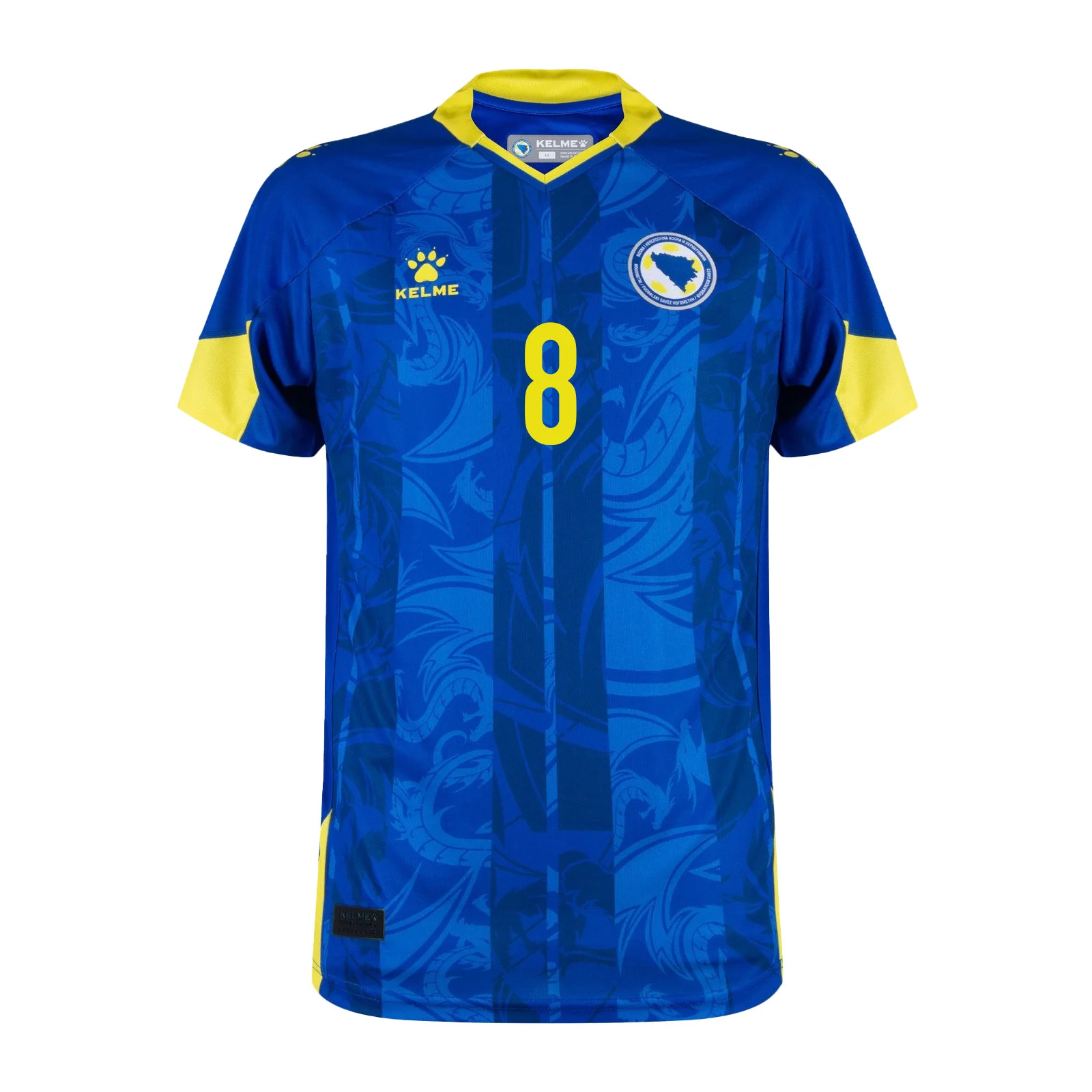 Bosnia and Herzegovina Home Jersey 2026 (Kerim Alajbegović #19) - Royal Blue Supporter Kit