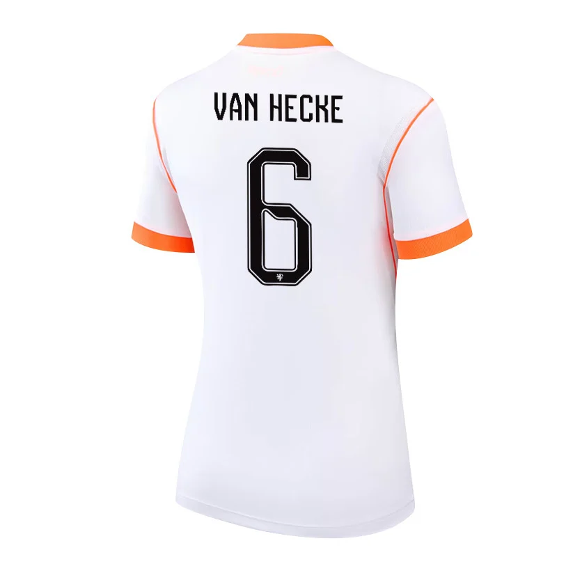 Netherlands 2026 Home 3D T-Shirt (Jan-Paul Van Hecke #6) - Fully Printed Orange Unisex Tee