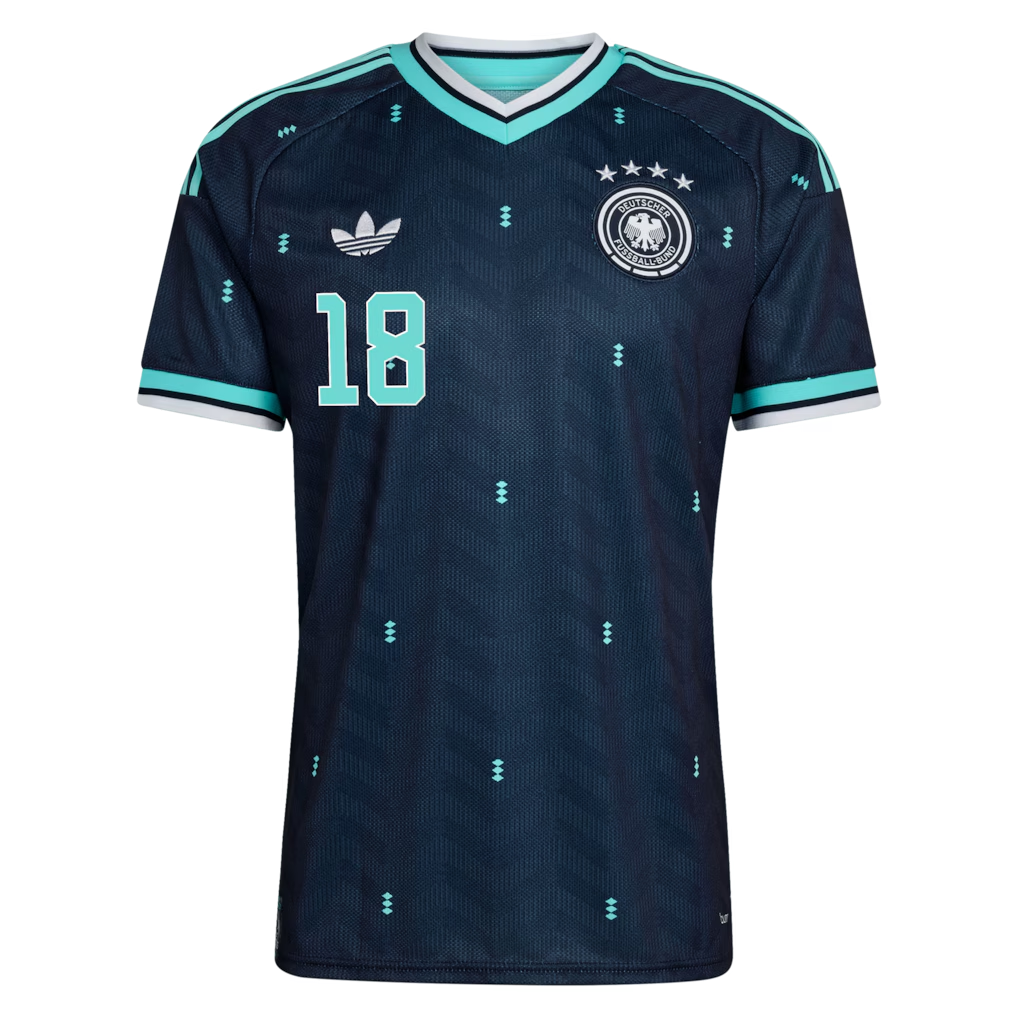 adidas Germany Away Shirt 2026 (Brown 18) | Vantage Point Soccer