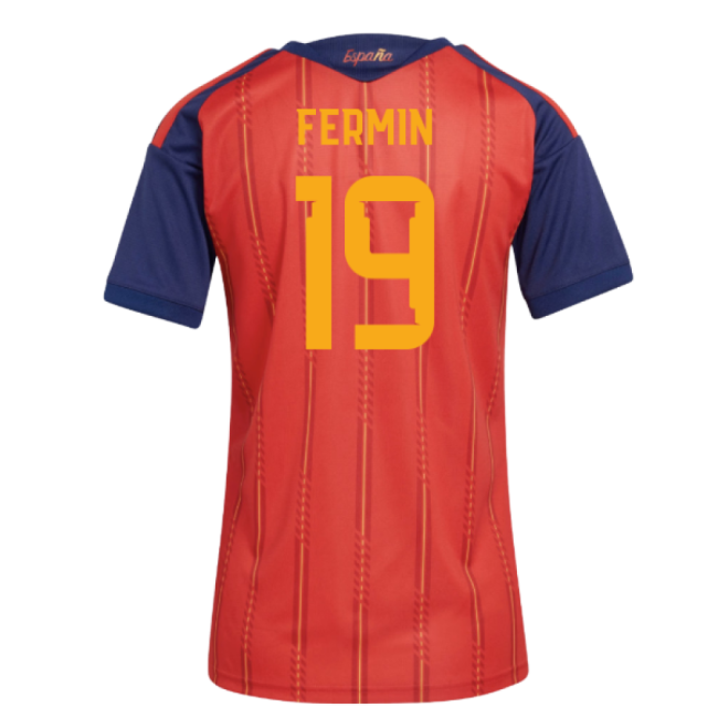 2026-2027 Spain Home Shirt (Womens) (Fermin 19)-Vantage Point Soccer