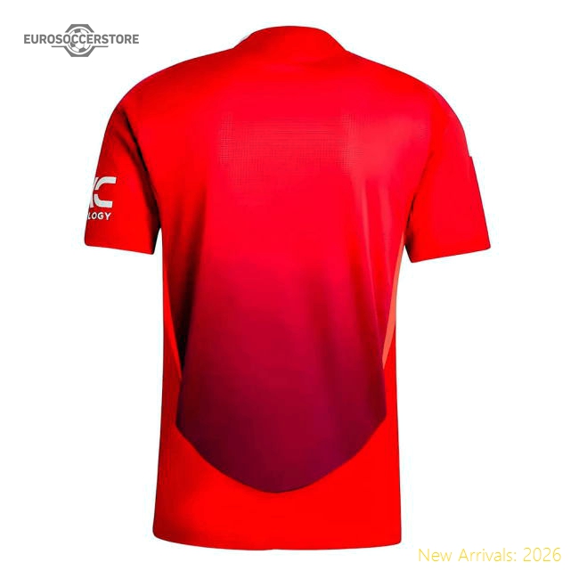 2024-2025 Man Utd Authentic Home Shirt-Vantage Point Soccer