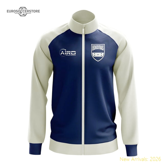 Honduras Concept Football Track Jacket (Blue)-Vantage Point Soccer