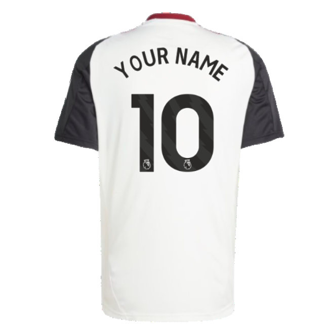 2024-2025 Man Utd Training Jersey (Off White) (Your Name)-Vantage Point Soccer